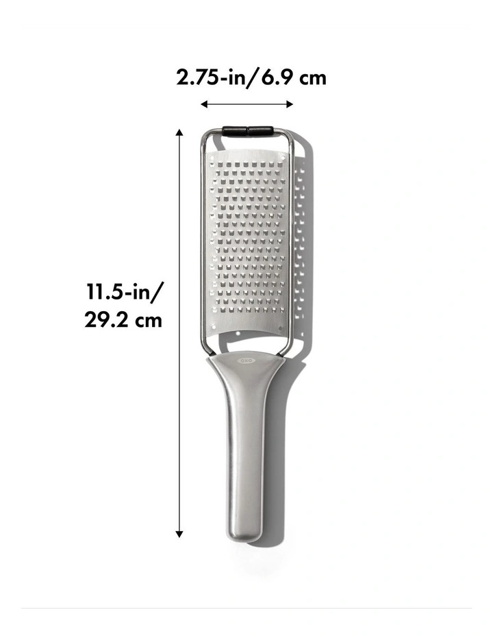 Steel Medium Grater in Silver image 7