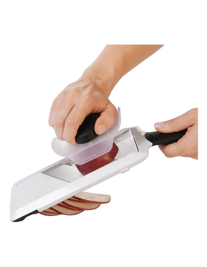 Hand-Held Mandoline Slicer in White image 6
