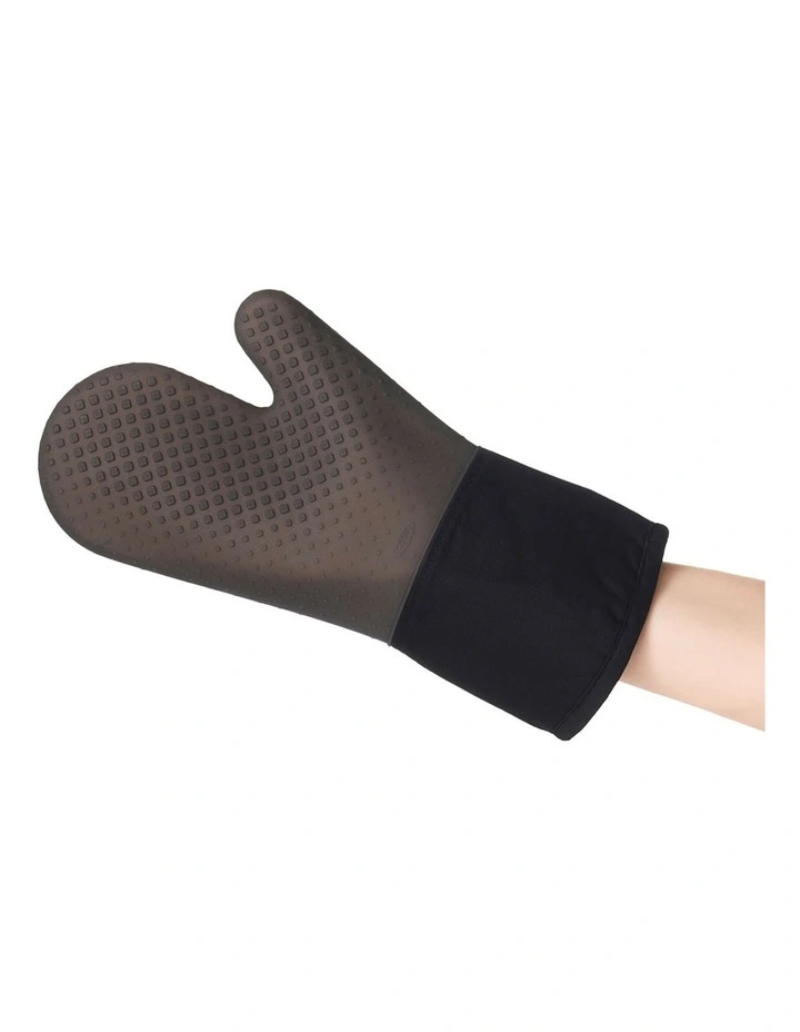 Silicone Oven Mitt in Black image 2