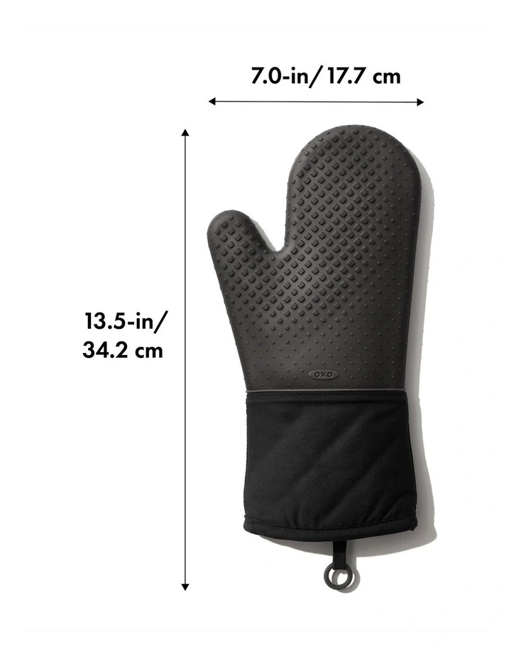 Silicone Oven Mitt in Black image 7