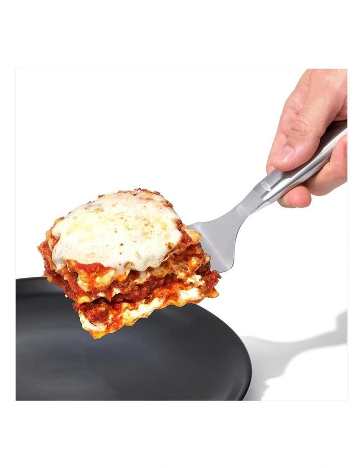Steel Lasagna Turner in Silver image 4