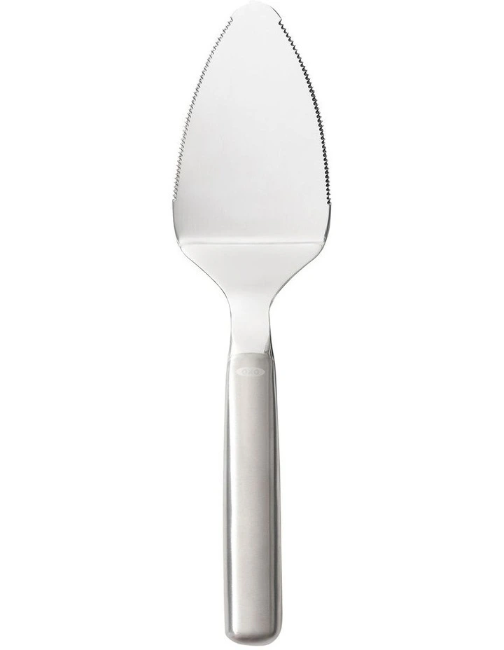 Steel Pie Server in Silver image 1