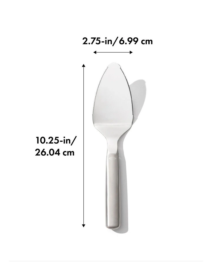 Steel Pie Server in Silver image 6