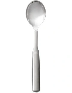 Steel Serving Spoon in Silver