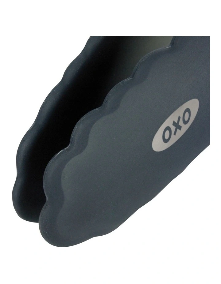 Tongs with Silicone Heads 30cm in Black image 5