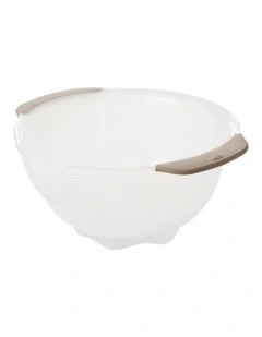 Rice & Grain Washing Colander in White