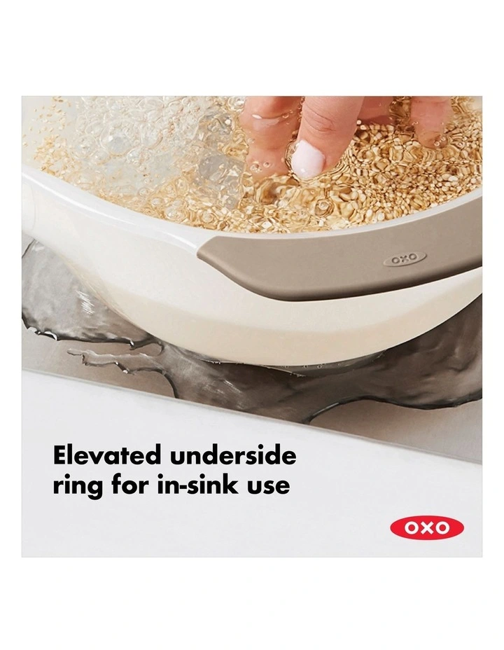 Rice & Grain Washing Colander in White image 3