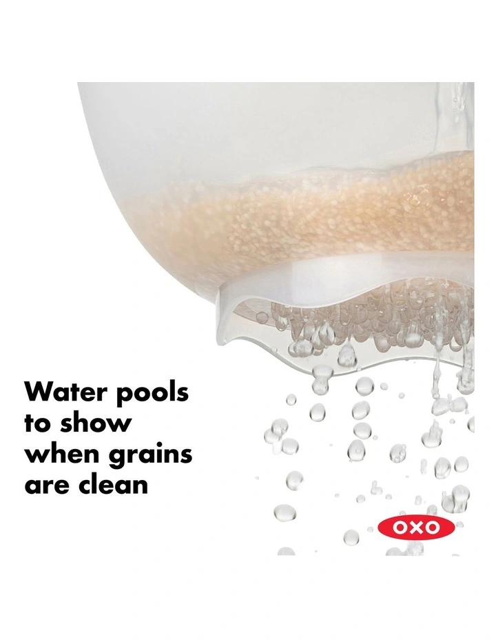 Rice & Grain Washing Colander in White image 5