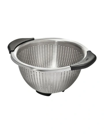 Stainless Steel Colander in Silver