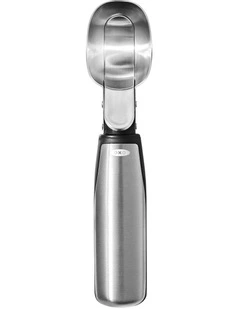 Steel Lever Ice Cream Scoop in Silver