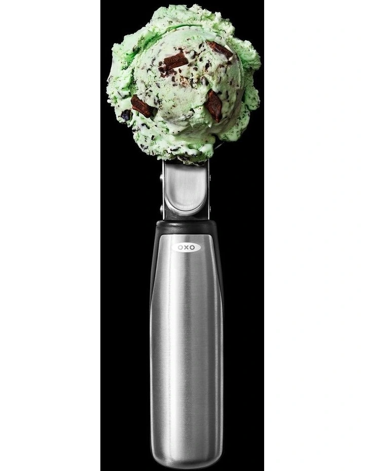 Steel Lever Ice Cream Scoop in Silver image 6