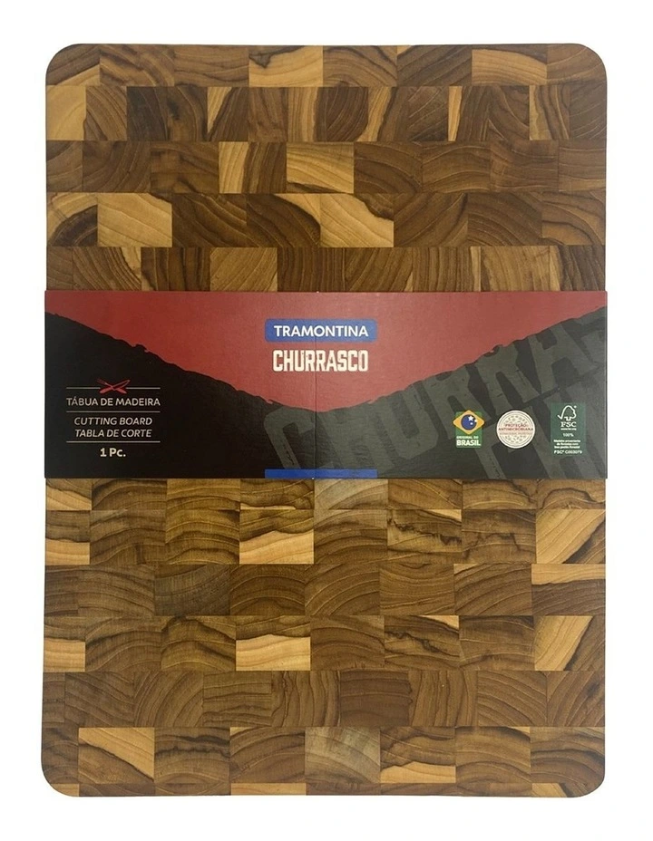 End Grain Butcher Block 400 x 300 x 30cm in Brown image 6