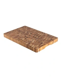 End Grain Butcher Block 500 x 380 x 40cm in Brown