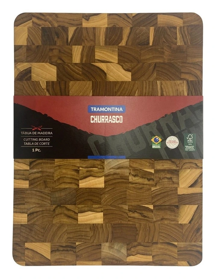 End Grain Butcher Block 500 x 380 x 40cm in Brown image 4