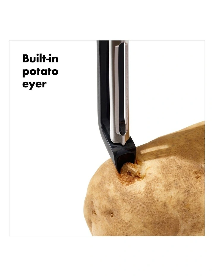 Swivel Peeler in Black image 5