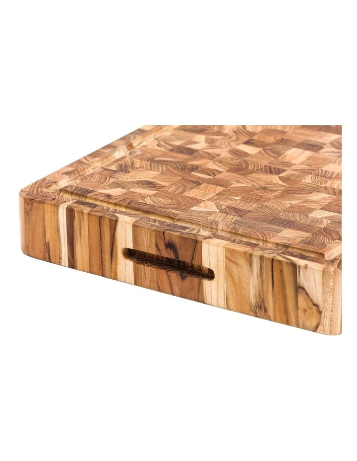 Butcher Block Carving And Cutting Board in Brown image 3