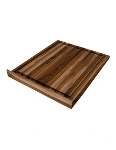 Double-Sided Countertop Cutting Board in Brown