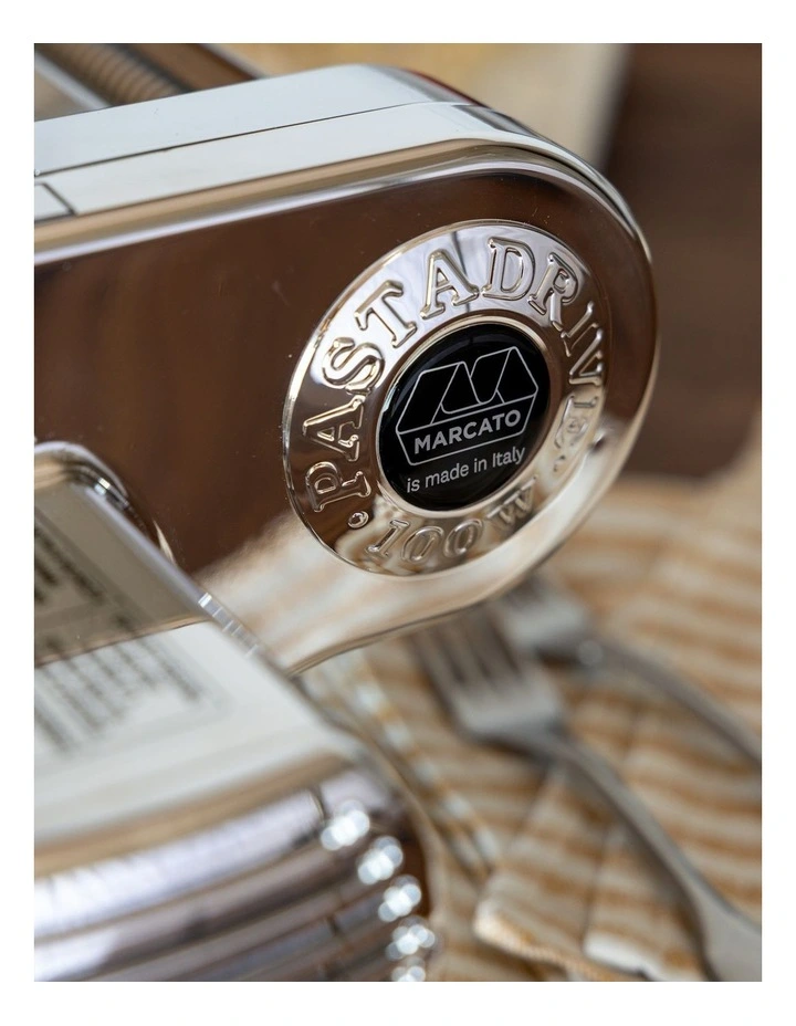 Premium Pasta Machine with Motor in Silver image 4