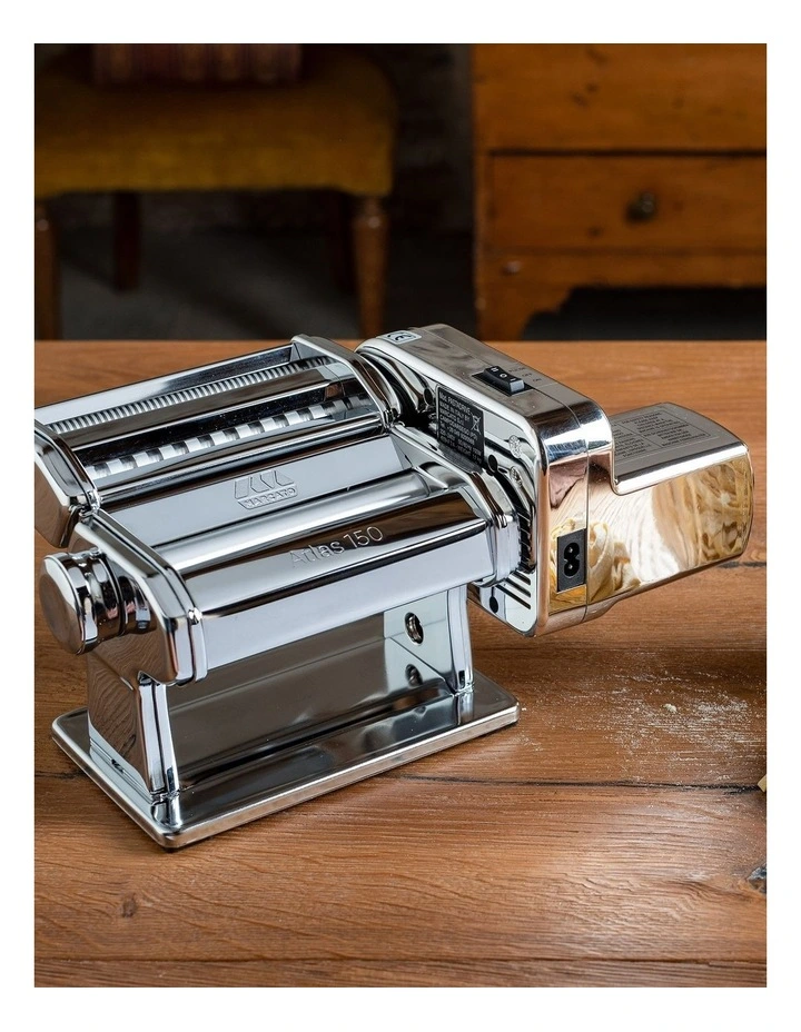 Premium Pasta Machine with Motor in Silver image 5