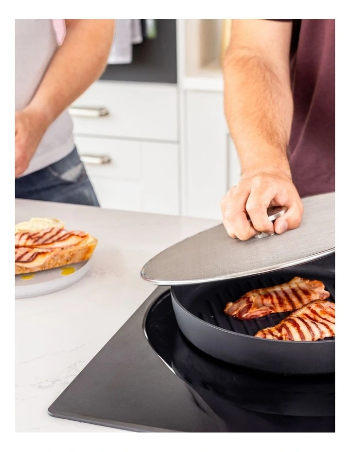 Splatter Guard 33cm in Silver image 2