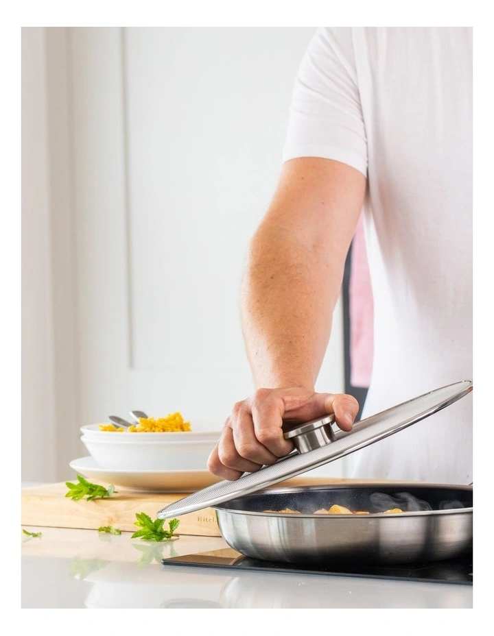 Splatter Guard 33cm in Silver image 4