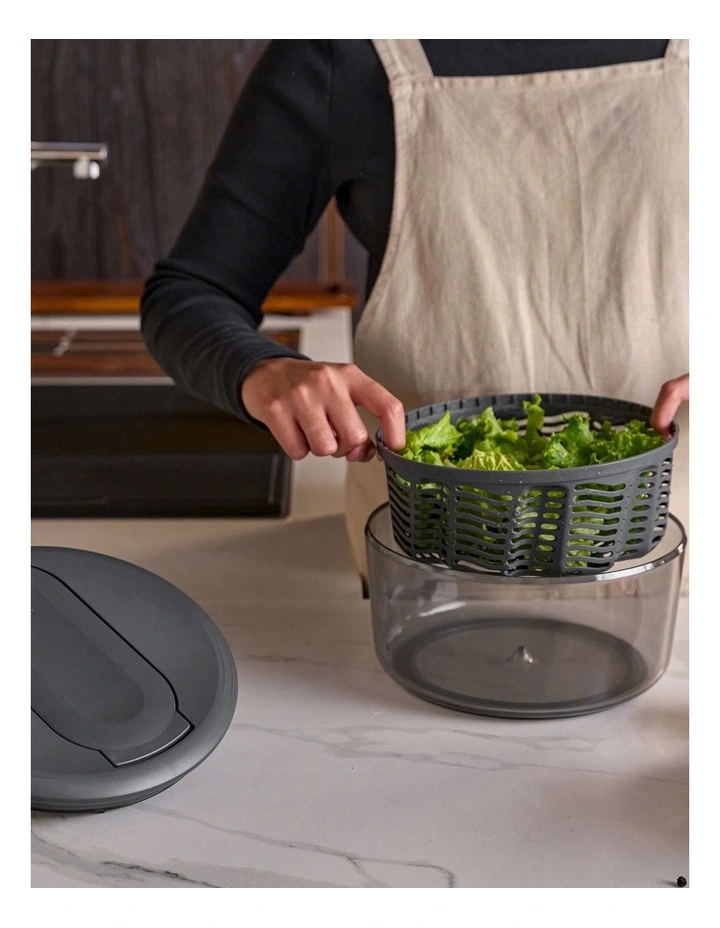 Swift Dry Salad Spinner Small in Grey image 5