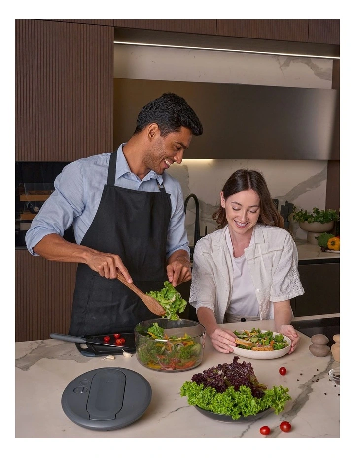 Swift Dry Salad Spinner Small in Grey image 7