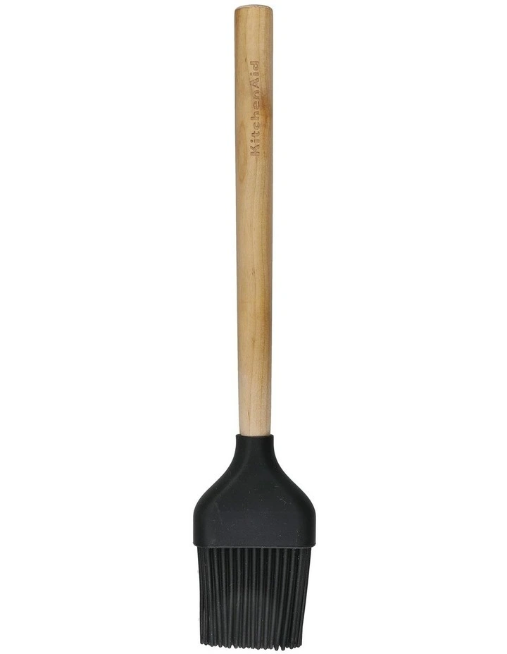 Maple Wood Basting Silicone Brush in Brown image 1