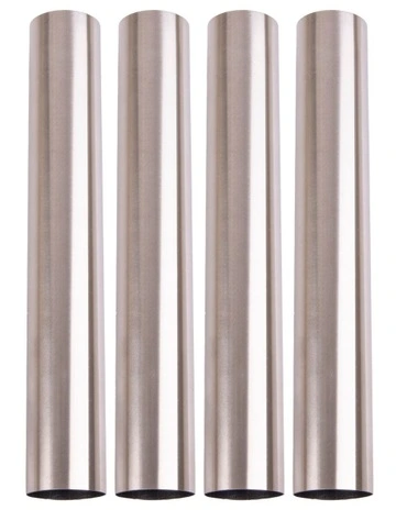 Cannoli Tubes Set 4 in Stainless Steel