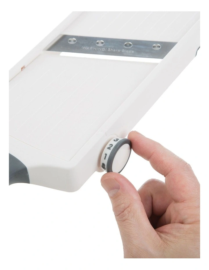 Hand Held Adjustable Slicer in White image 4