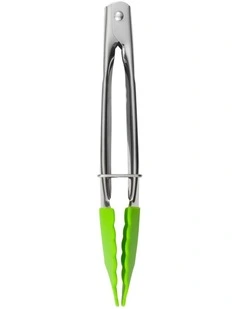 Grabbers Silicone Mini Tongs 18cm in Lime
