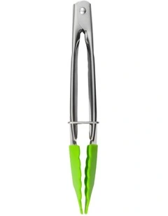 Grabbers Silicone Mini Tongs 18cm in Lime
