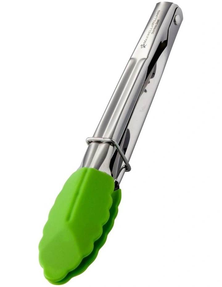 Grabbers Silicone Mini Tongs 18cm in Lime image 2