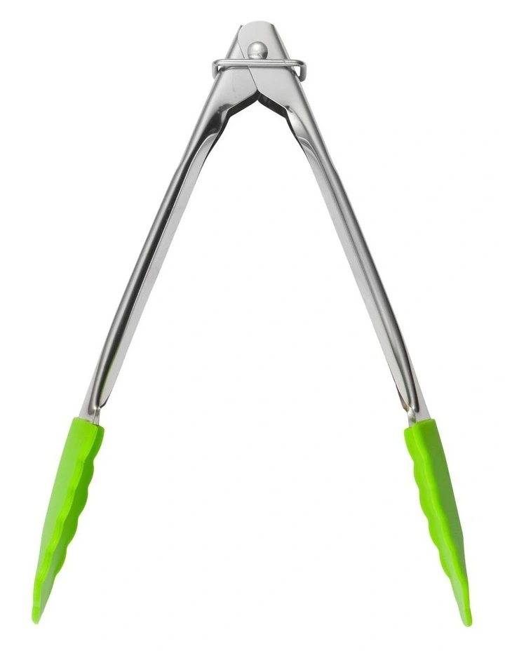 Grabbers Silicone Mini Tongs 18cm in Lime image 3