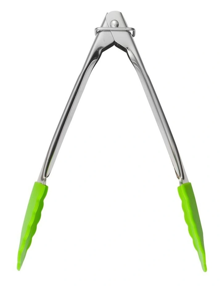 Grabbers Silicone Mini Tongs 18cm in Lime image 3