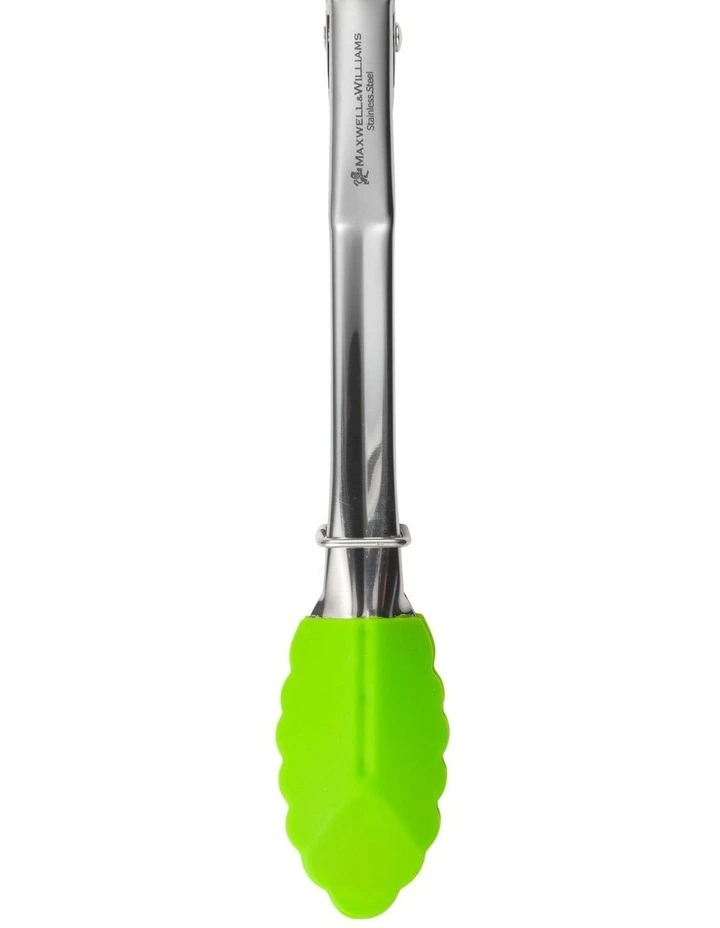 Grabbers Silicone Mini Tongs 18cm in Lime image 4