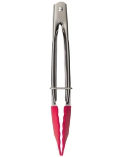 Grabbers Silicone Mini Tongs 18cm in Red