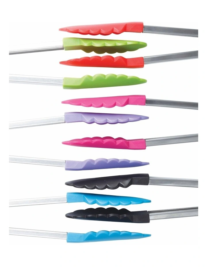 Grabbers Silicone Mini Tongs 18cm in Sky image 2
