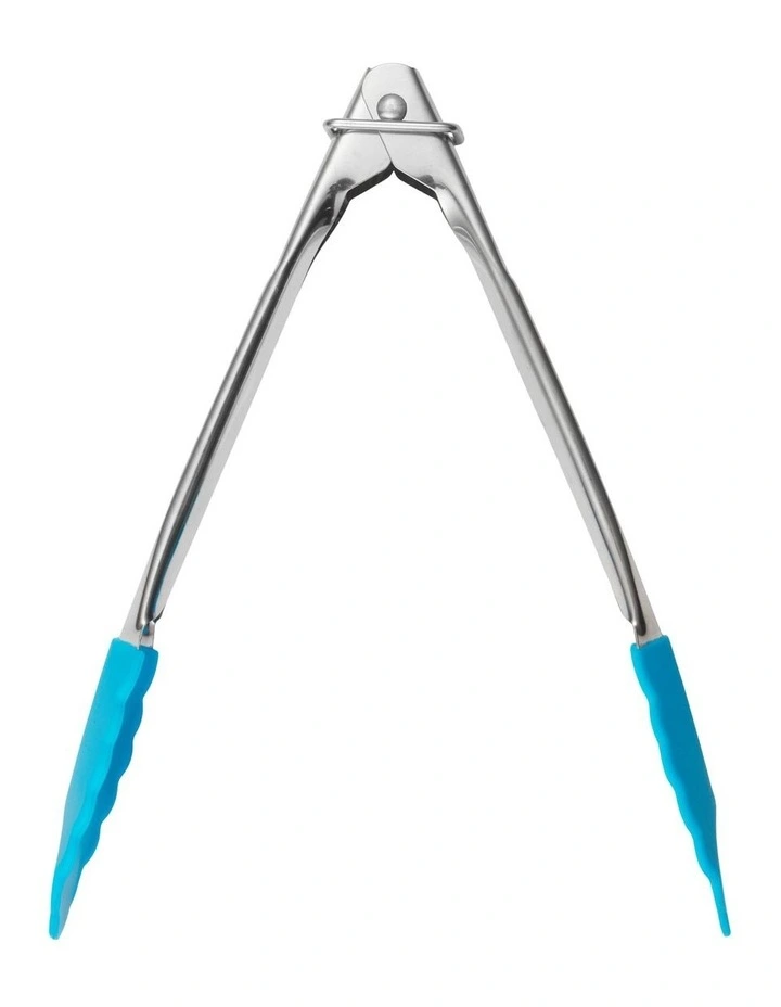Grabbers Silicone Mini Tongs 18cm in Sky image 3