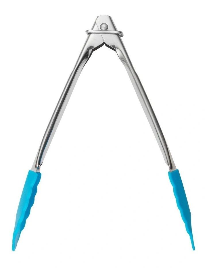 Grabbers Silicone Mini Tongs 18cm in Sky image 3