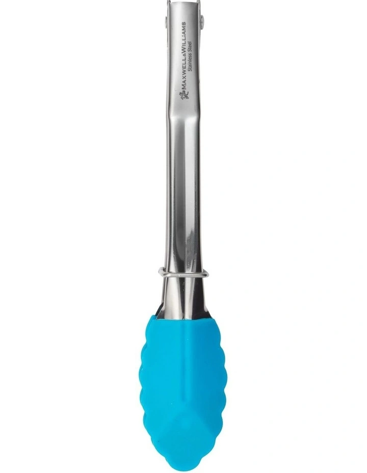 Grabbers Silicone Mini Tongs 18cm in Sky image 4