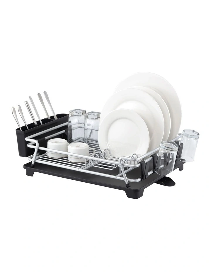 d.line Pinnacle Dish Rack With Draining Board 53 x 37.5 x 15cm in