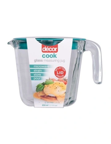 Glass Measuring Jug 650ml in Clear