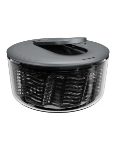 Swift Dry Large Salad Spinner in Grey