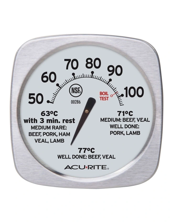 Gourmet Meat Thermometer in Silver image 2
