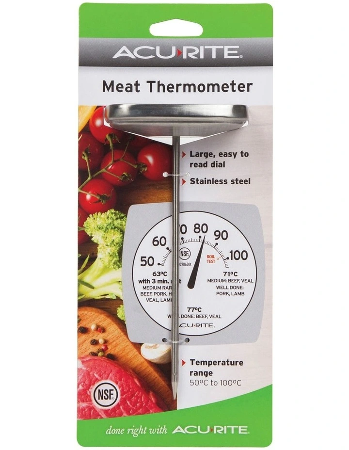 Gourmet Meat Thermometer in Silver image 3