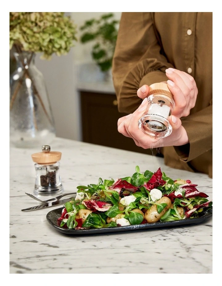 Cole & Mason Holborn Natural Beech Salt Mill 95mm image 6