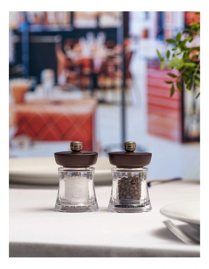 Cole & Mason Holborn Dark Wood Salt Mill 95mm image 4