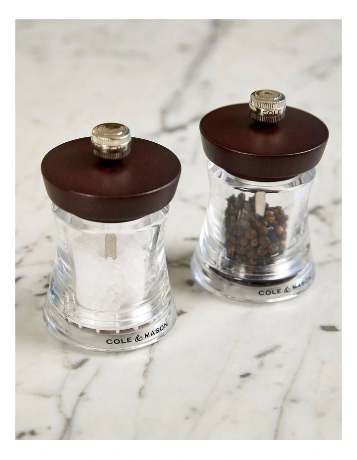 Cole & Mason Holborn Dark Wood Pepper Mill 95mm image 7