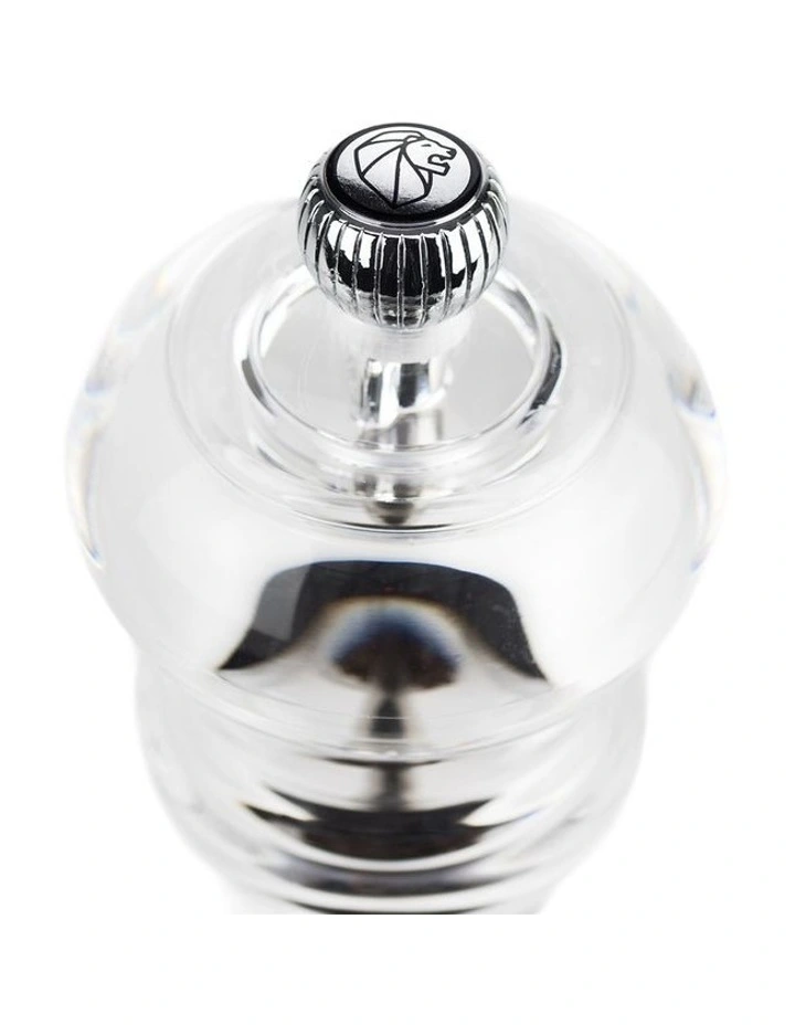 Acrylic Pepper Mill 12cm in Clear image 3